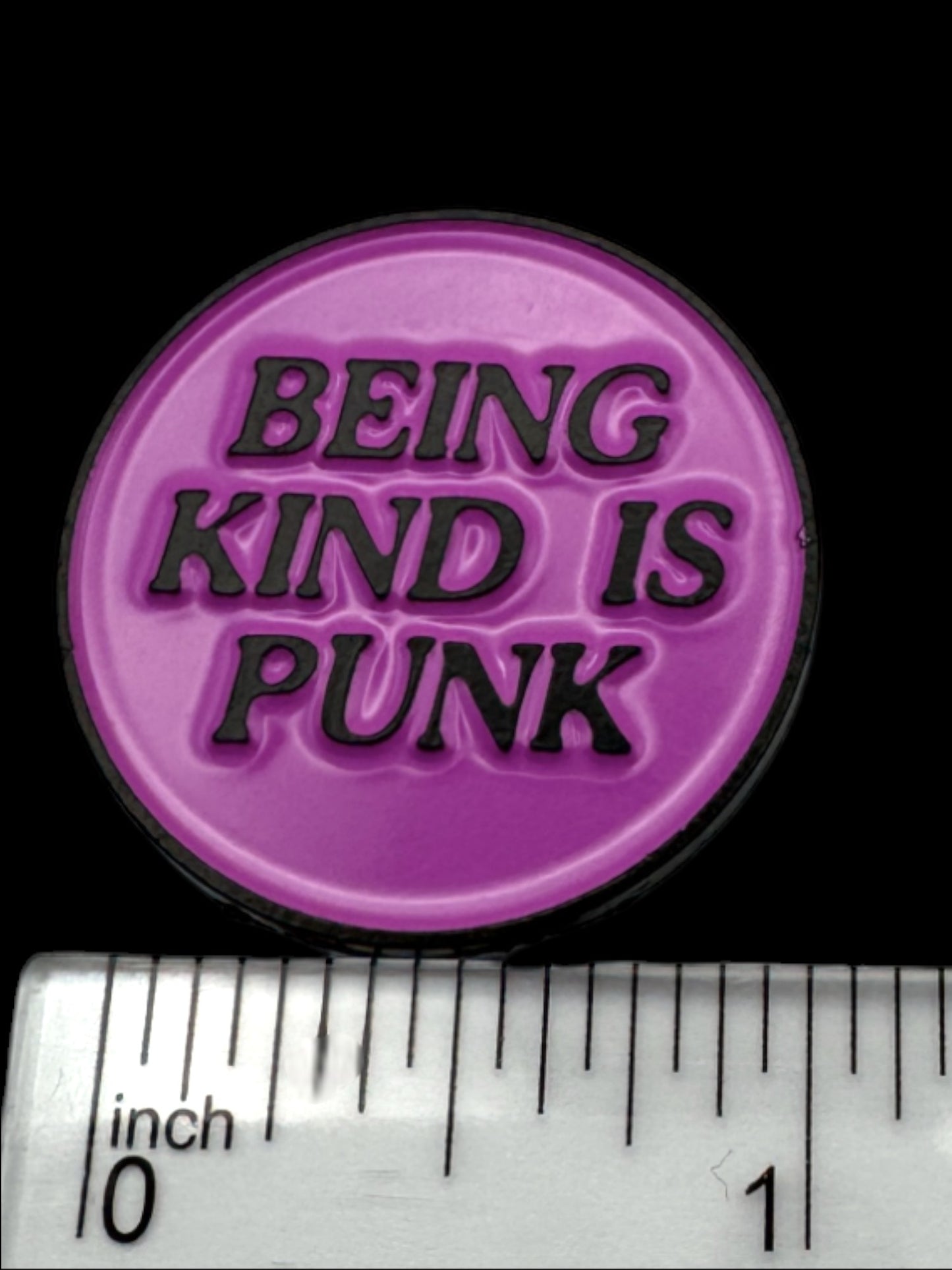 Being Kind Is Punk Enamel Pin