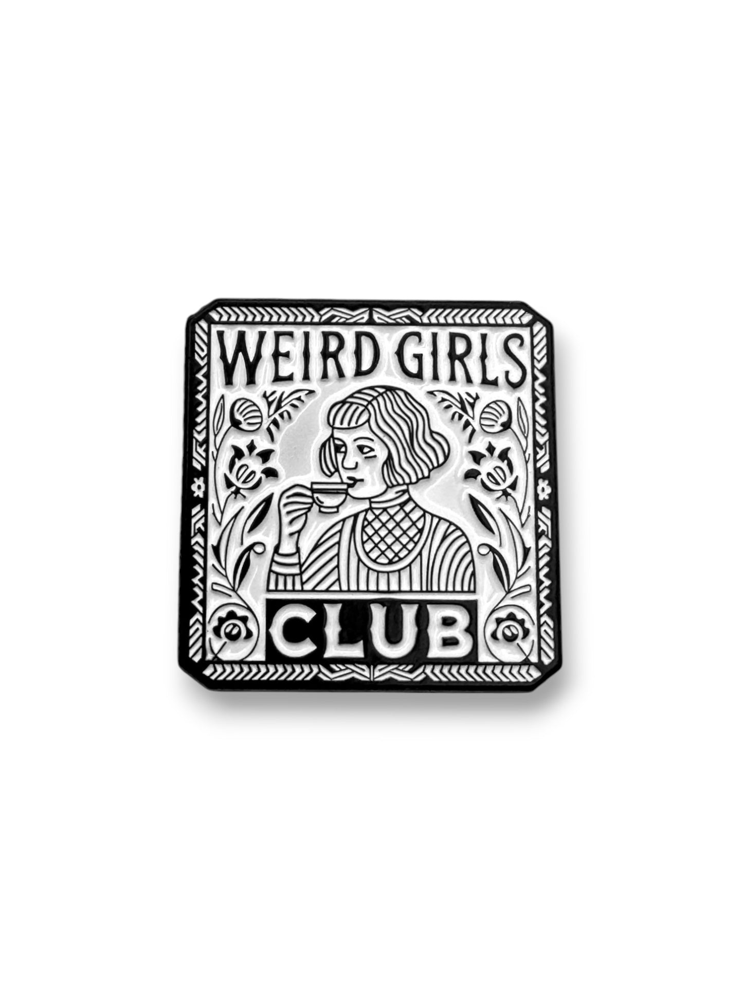 Weird Girls Club Enamel Pin