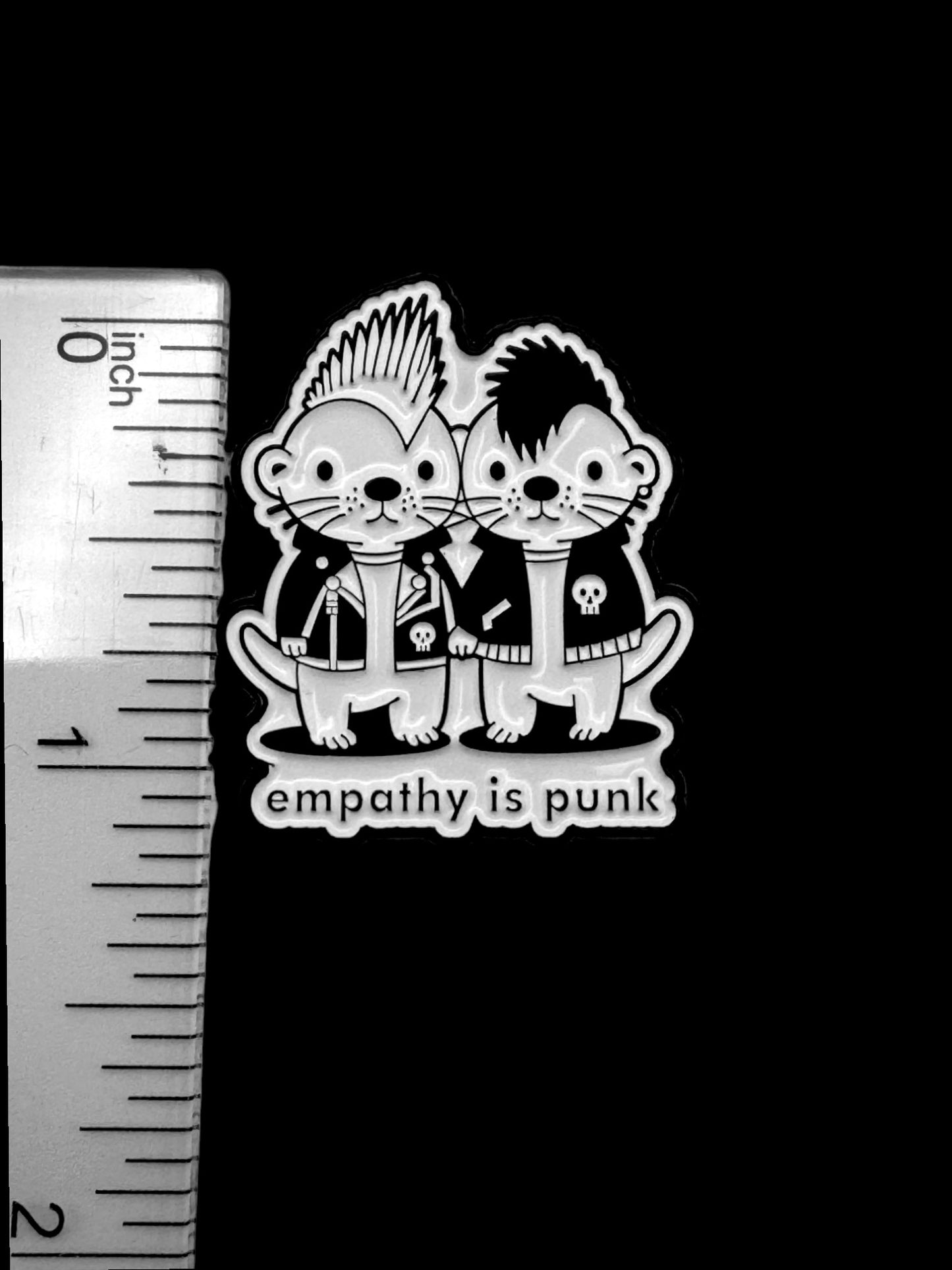 Empathy Is Punk Enamel Pin