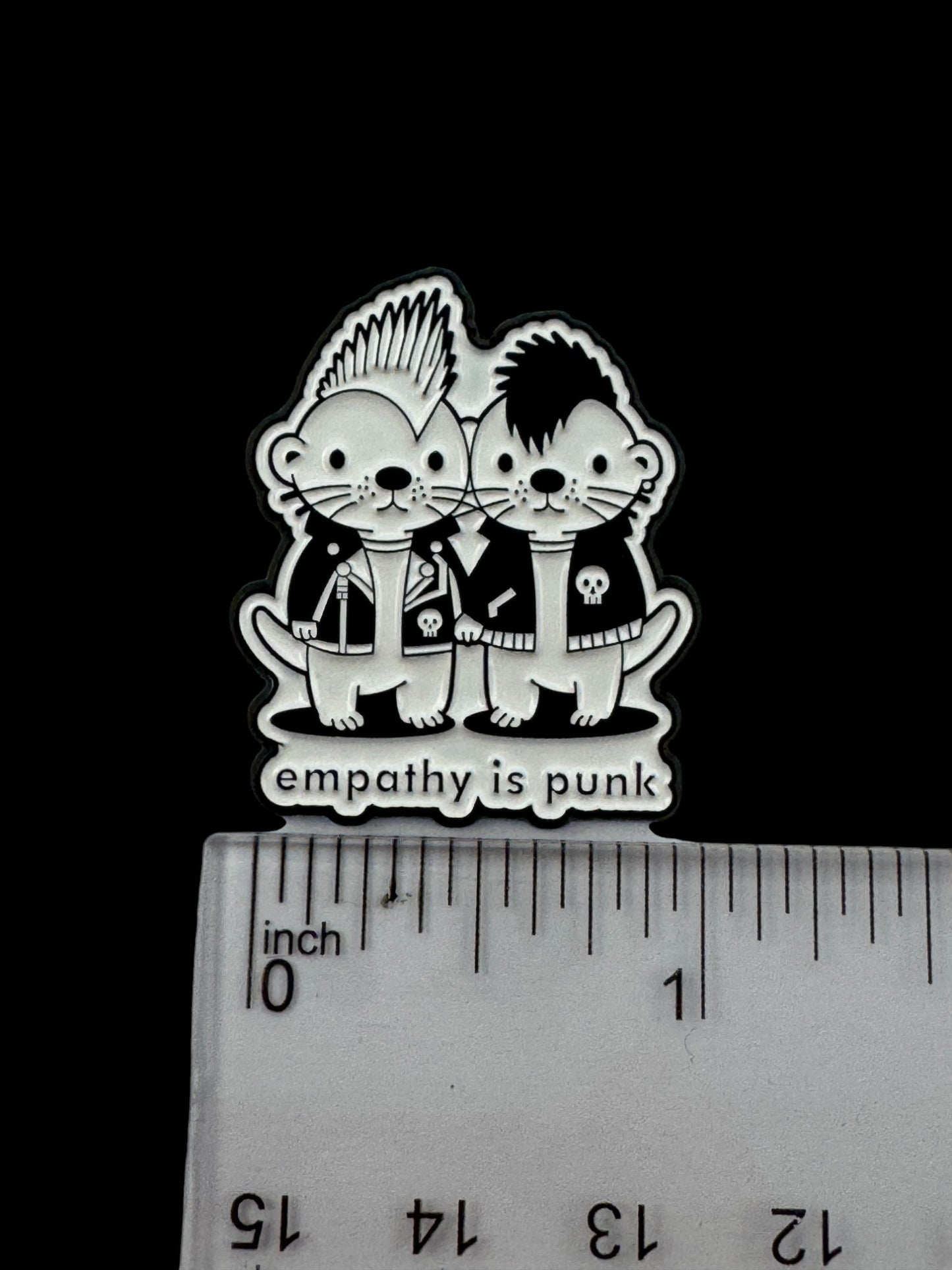 Empathy Is Punk Enamel Pin