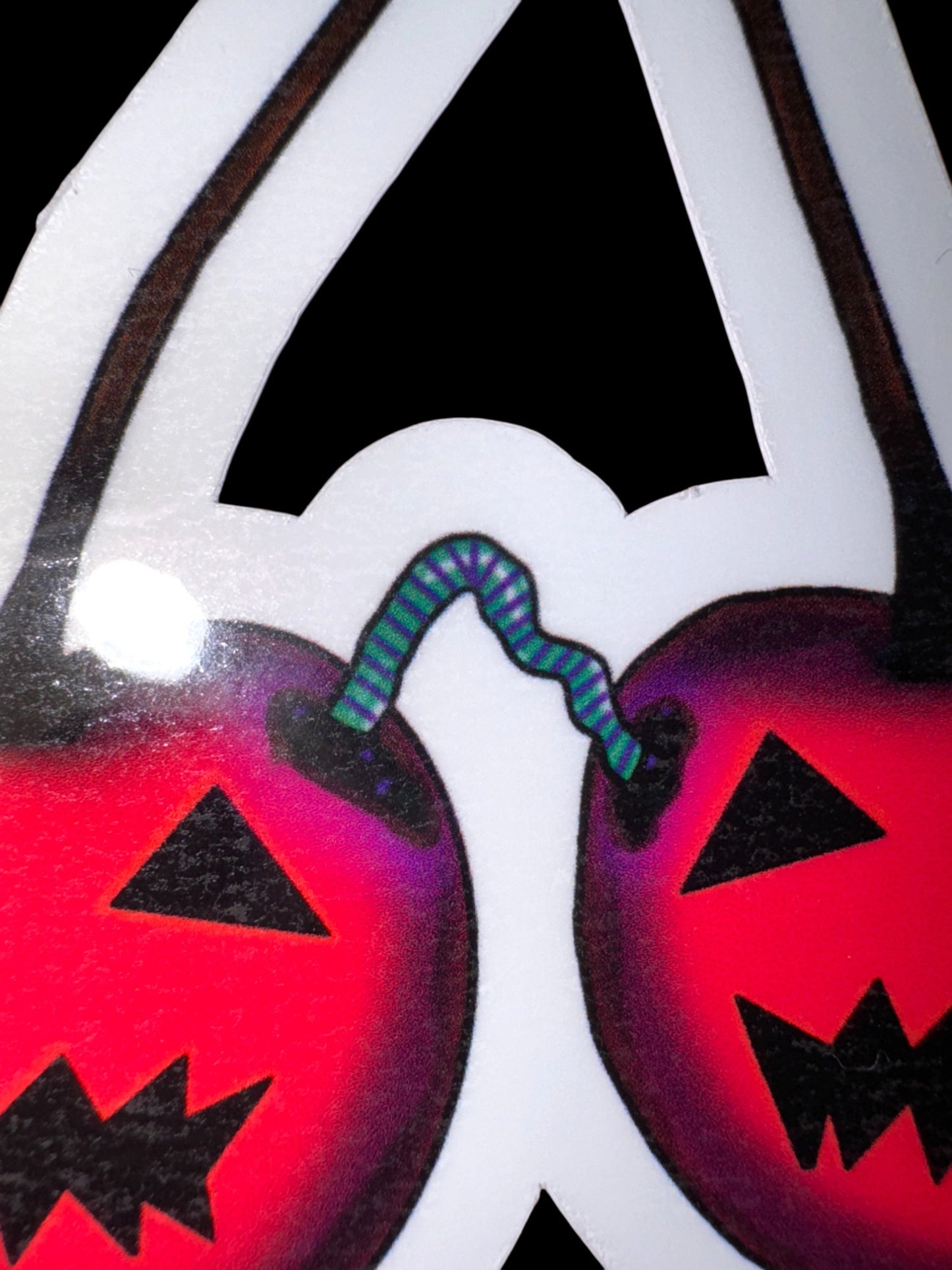 Jack-O-Cherry Halloween Sticker
