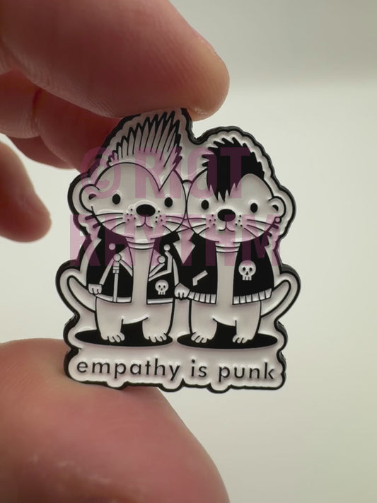 Empathy Is Punk Enamel Pin